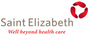 Saint Elizabeth logo and slogan "well beyond health care"
